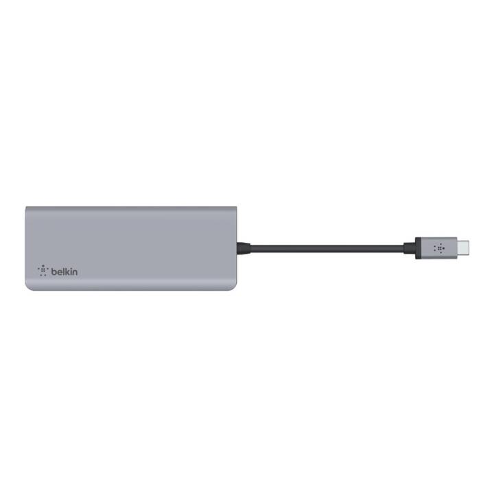 BELKIN Stations d'accueil Multiport 7-in-1 (HDMI, USB de type C, 2 x USB 3.0 de type A)