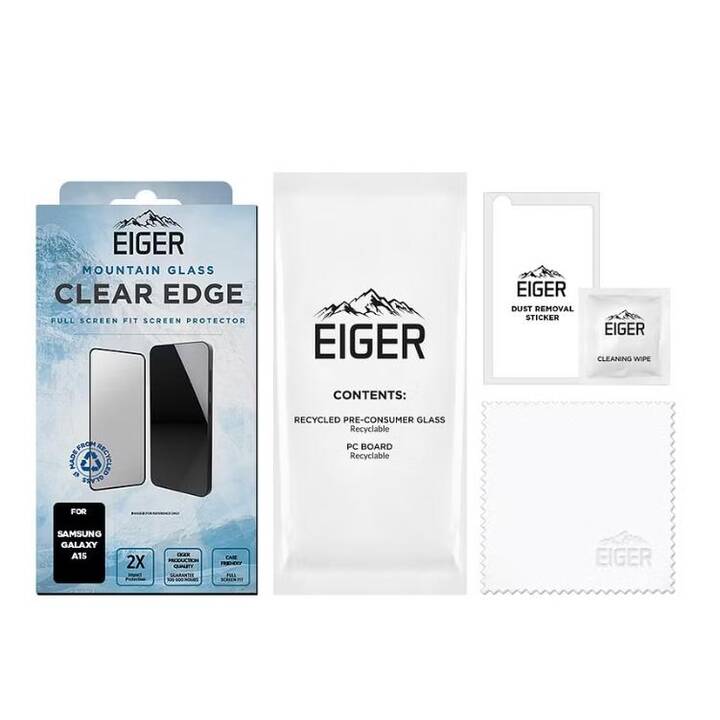 EIGER Displayschutzglas Clear Edge (Galaxy A15)
