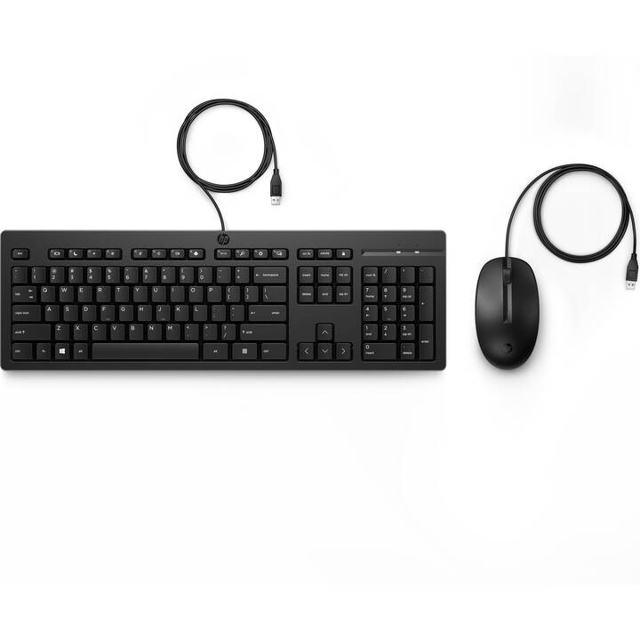 HP 225 Wired (USB, Suisse, Câble)