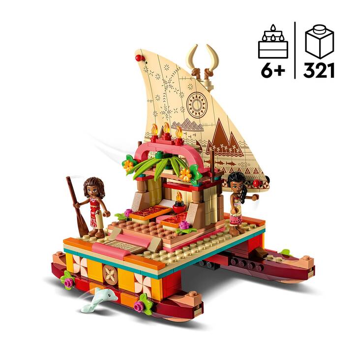 LEGO Disney Le Bateau d’Exploration de Vaiana (43210)