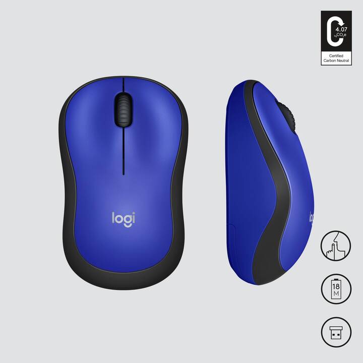 LOGITECH M220 Silent Maus (Kabellos, Office)