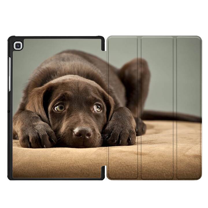 EG Hülle für Samsung Galaxy Tab A7 10.4" (2020) - Braun - Hunde