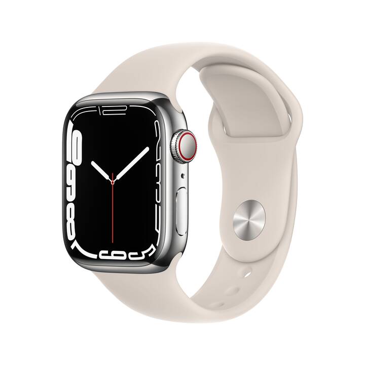APPLE Watch Series 7 GPS + Cellular (41 mm, Acciaio Inox, GPS) -  Interdiscount