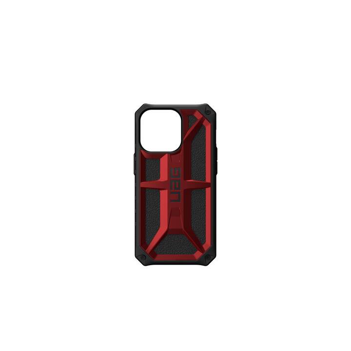 URBAN ARMOR GEAR Backcover Monarch Case Crimson (iPhone 13 Pro, Noir, Rouge)