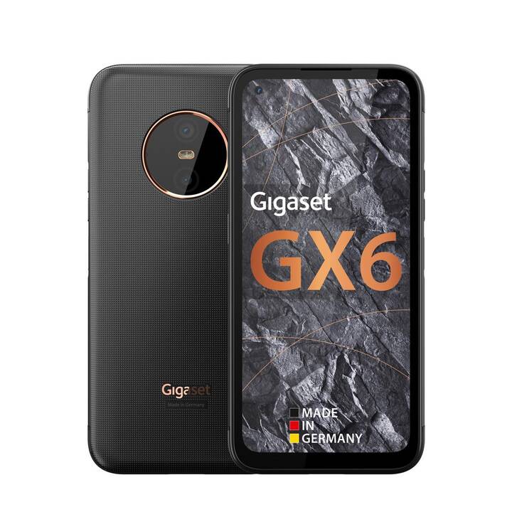 GIGASET GX6  (5G, 128 GB, 6.6", 50 MP, Titanium Black)