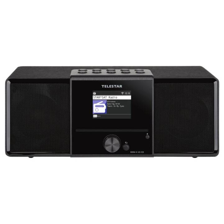 TELESTAR Dira S 32i CD (Noir, Bluetooth, WLAN, CD)