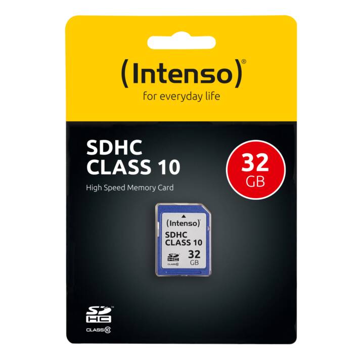INTENSO SDHC Class 10 (Class 10, 32 GB, 20 MB/s)