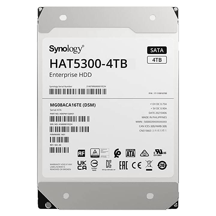 SYNOLOGY HAT5300-4T (SATA-III, 4000 GB)