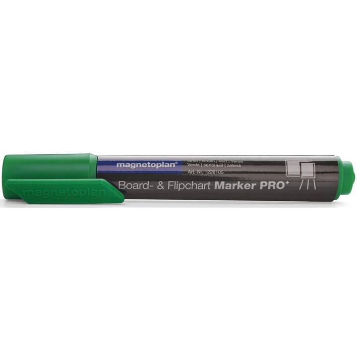 MAGNETOPLAN Flipchart Marker Pro+ (Grün, 4 Stück)