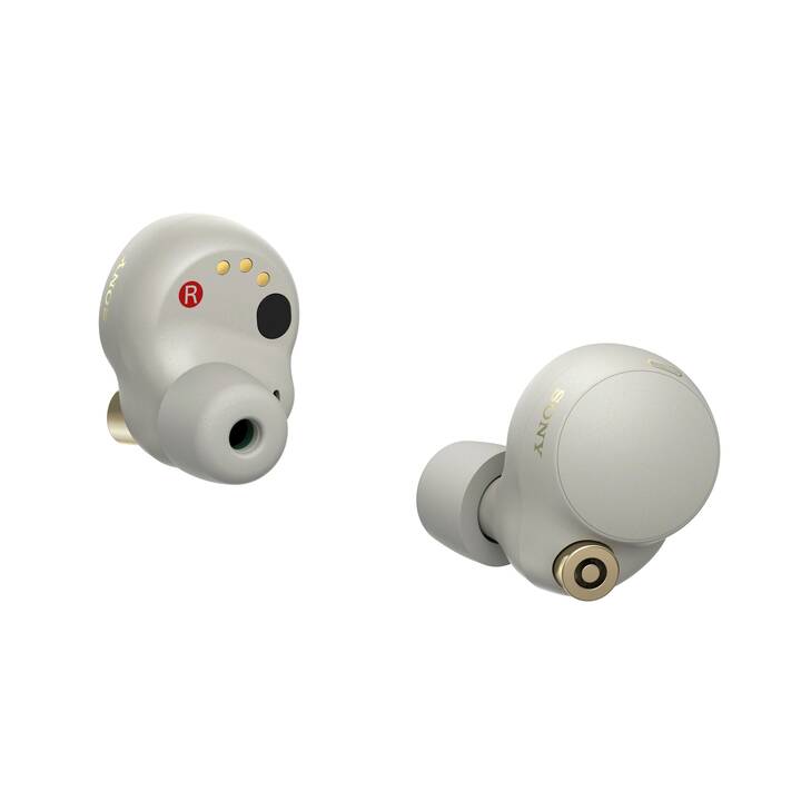 SONY WF-1000XM4 (In-Ear, Bluetooth 5.2, Silber)