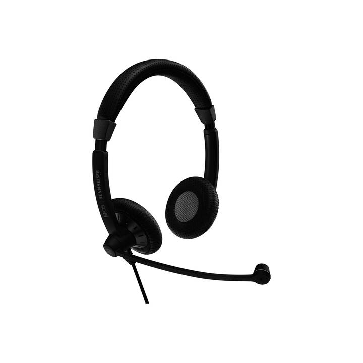EPOS Office Headset IMPACT SC 75 MS Duo (On-Ear, Kabel, Schwarz)
