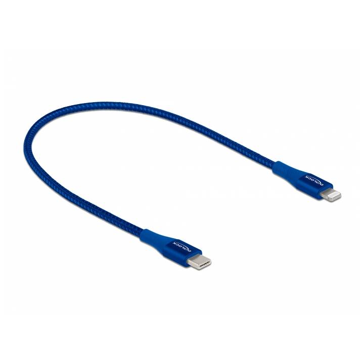 DELOCK Câble USB (USB C, Lightning, 0.5 m)