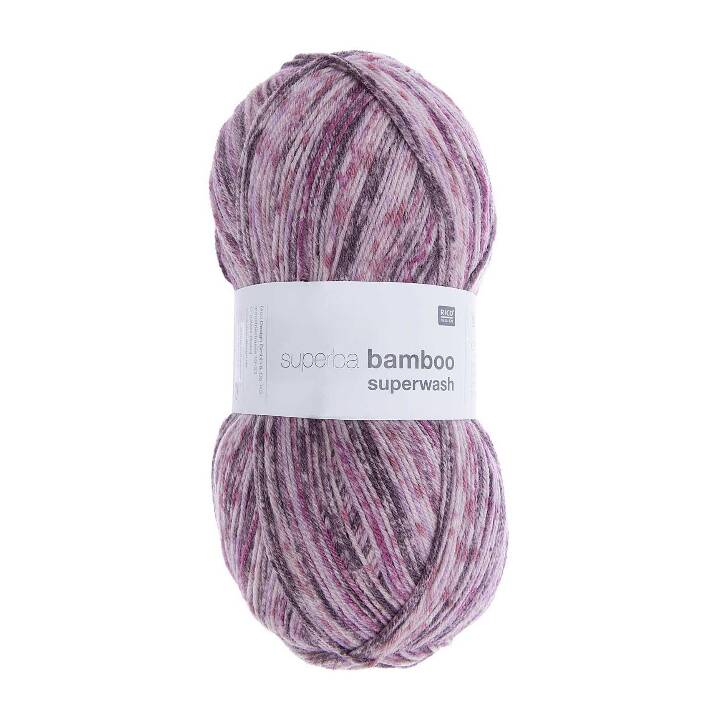 RICO DESIGN Wolle (100 g, Violett, Lila, Mehrfarbig)
