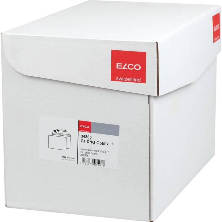 ELCO Briefumschlag Kraft (C4, 250 Stück)