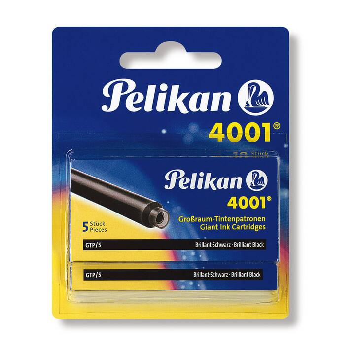 PELIKAN Cartucce die inchiostro 4001 (Nero, 10 pezzo)