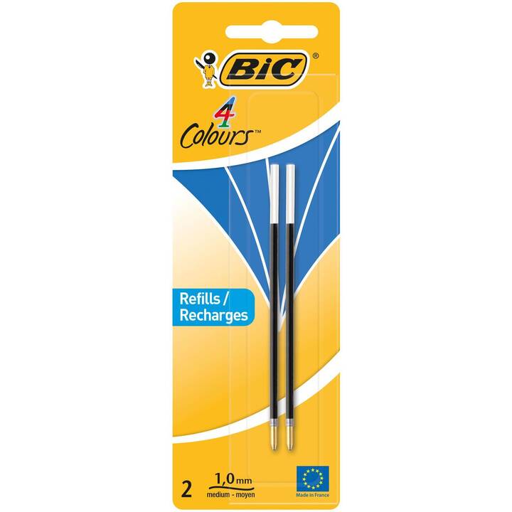 BIC Mine de stylo à bille Counter Pen (Noir, 2 pièce)