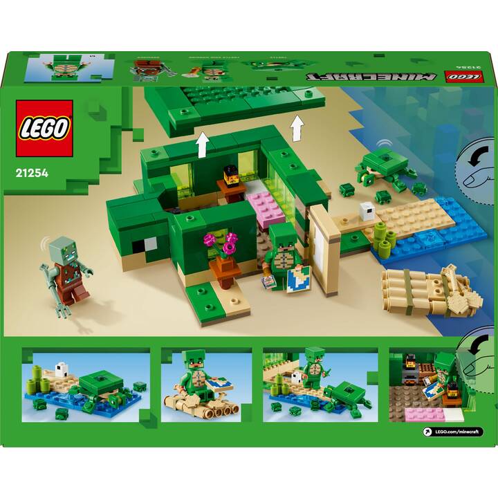 LEGO Minecraft La maison de la plage de la tortue (21254)