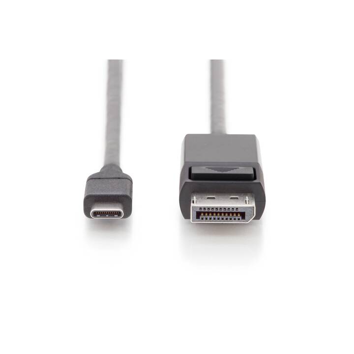 DIGITUS Adattatore (USB C, DisplayPort, 1.8 m)