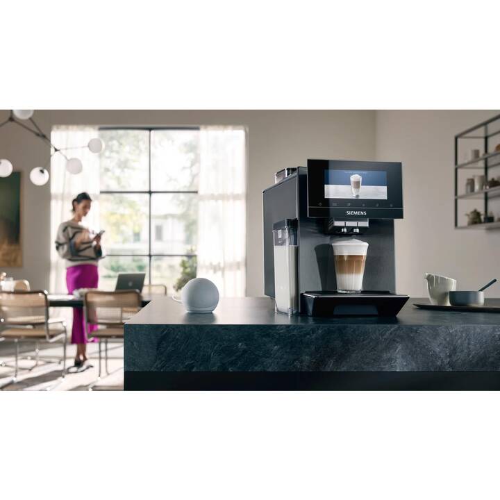 SIEMENS EQ 900 TQ907D03 (Argent, Acier inox, 2.3 l, Machines à café automatique)