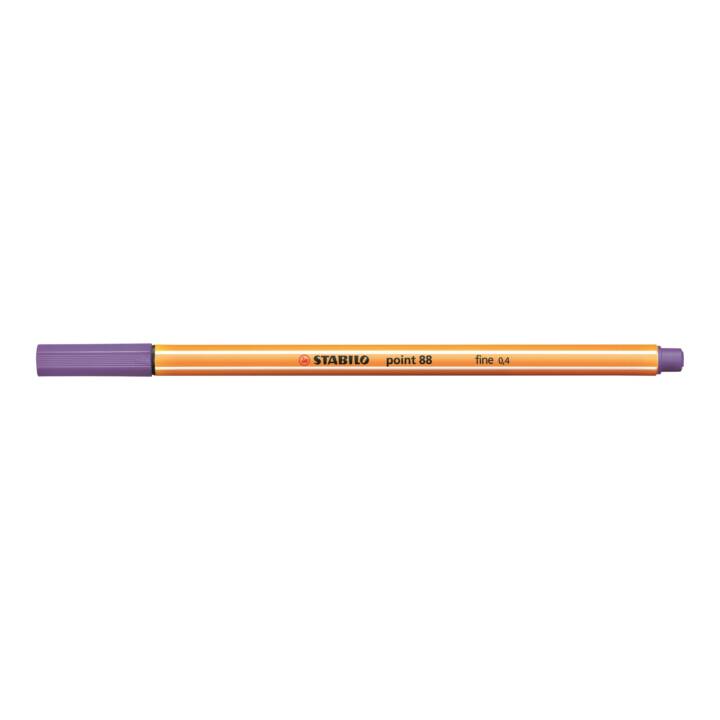 STABILO Crayon feutre (Brun, Multicolore, Pink, Jaune, Gris, Bleu, Mauve, Orange, Vert, Turquoise, Noir, Rouge, 20 pièce)