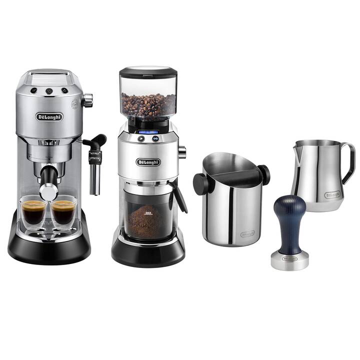 DELONGHI Barista Pack ECKG6821.M (Acciaio inox, Black)