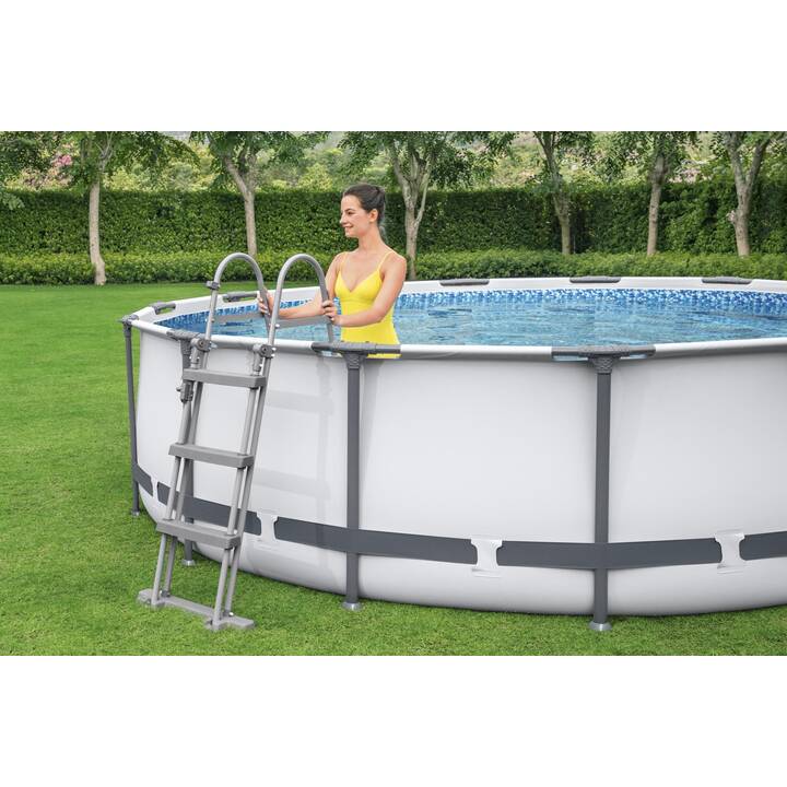 BESTWAY Piscina fuori terra con struttura tubolare in acciaio Steel Pro Max (366 cm x 122 cm)