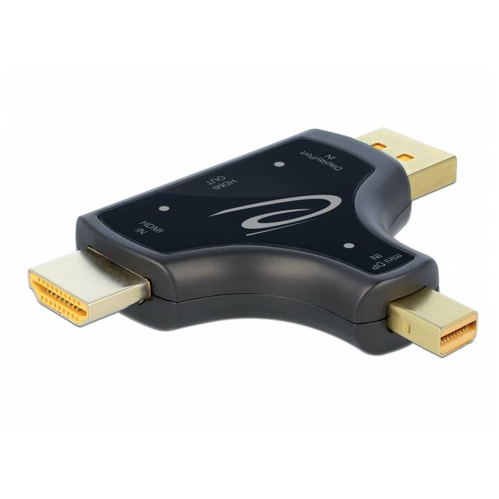 DELOCK Video-Adapter (Mini DisplayPort, DisplayPort, HDMI Typ A)