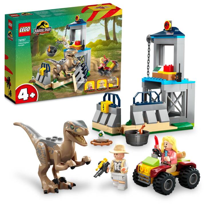 LEGO Jurassic World L'évasion du vélociraptor (76957)