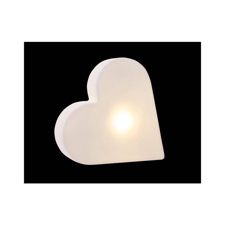 8 SEASONS DESIGN LED Stimmunglicht Shining Heart Micro S (Weiss)
