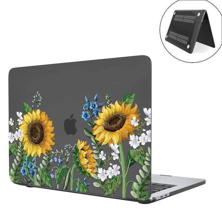EG cover per MacBook Air 13" Retina (2018 - 2020) - giallo - fiori