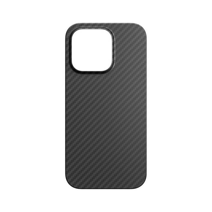 BLACK ROCK Backcover Carbon Ultra (iPhone 14 Pro, Nero)