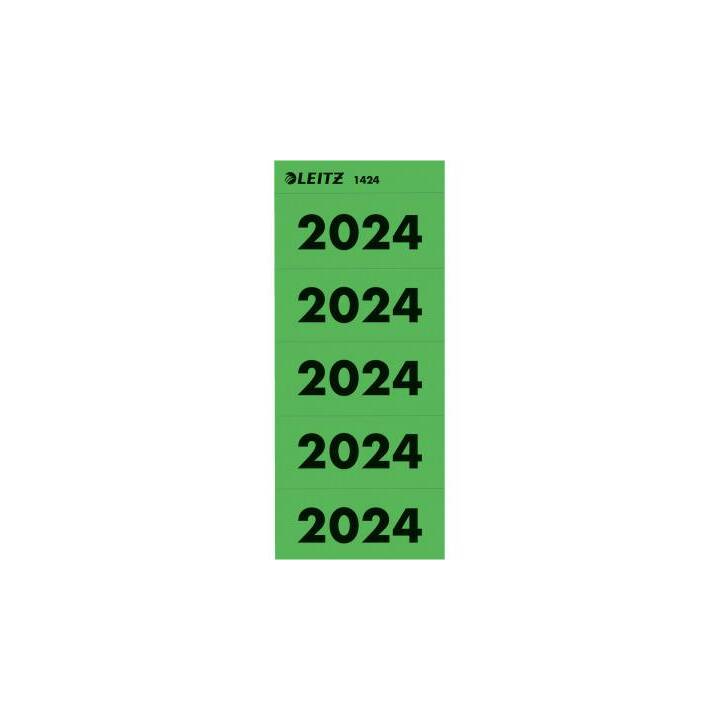 LEITZ Etiketten 2024 (Grün, 100 Stück)