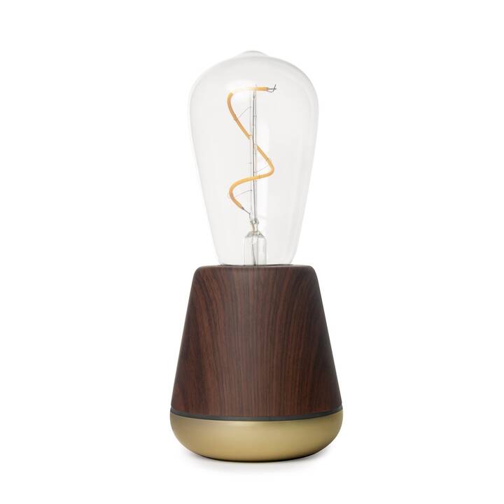 HUMBLE Lampe de table One (LED, Brun noyer)