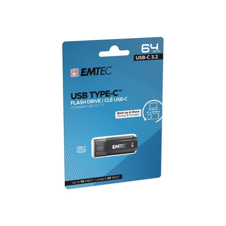 EMTEC INTERNATIONAL D400 (64 GB, USB 3.2 Typ-C)