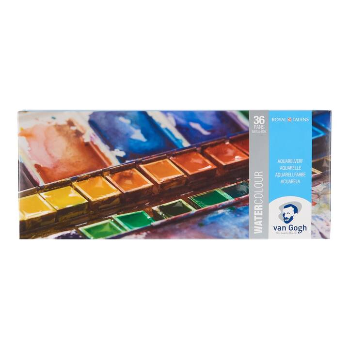 VAN GOGH Peinture aquarelle Set (36 pièce, Multicolore)