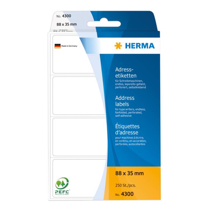 HERMA Etiketten (250 Blatt)