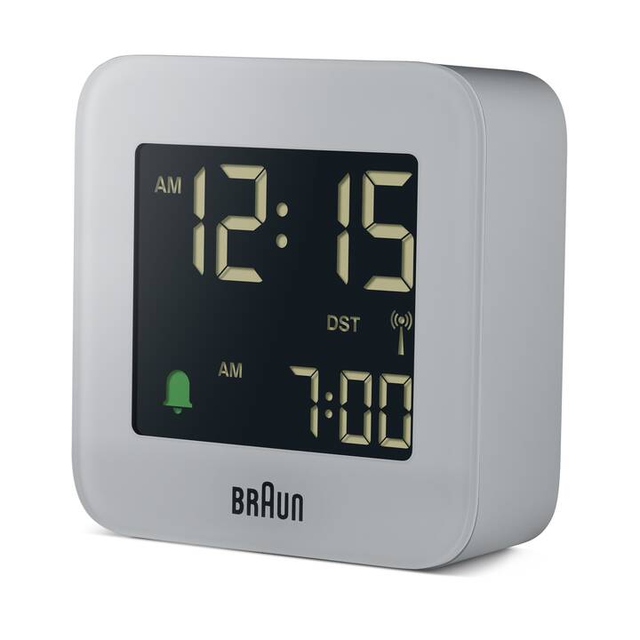 BRAUN Réveil radio-piloté BC08G-DCF (Blanc)