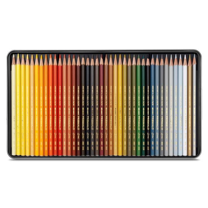 CARAN D'ACHE Aquarellfarbstift Prismalo (Mehrfarbig, 80 Stück)