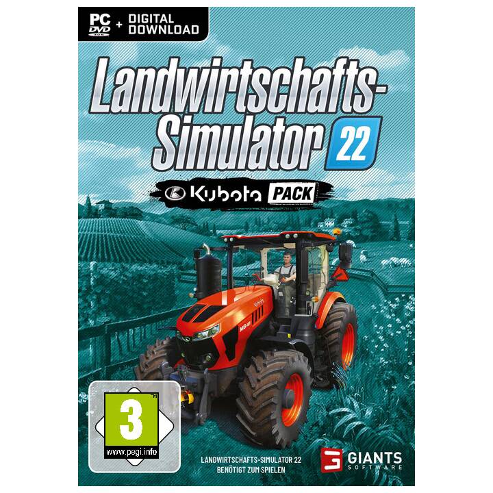 Landwirtschafts-Simulator 22 - Kubota Pack (DE, IT)