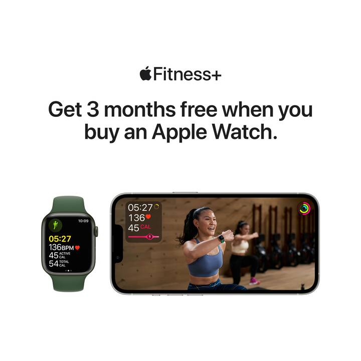 APPLE Watch Series 7 GPS (45 mm, Alluminio, GPS) - Interdiscount