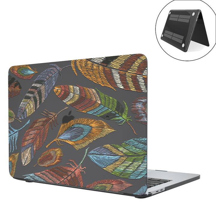 EG coque pour MacBook Pro 13" (2019) - multicolore - plume