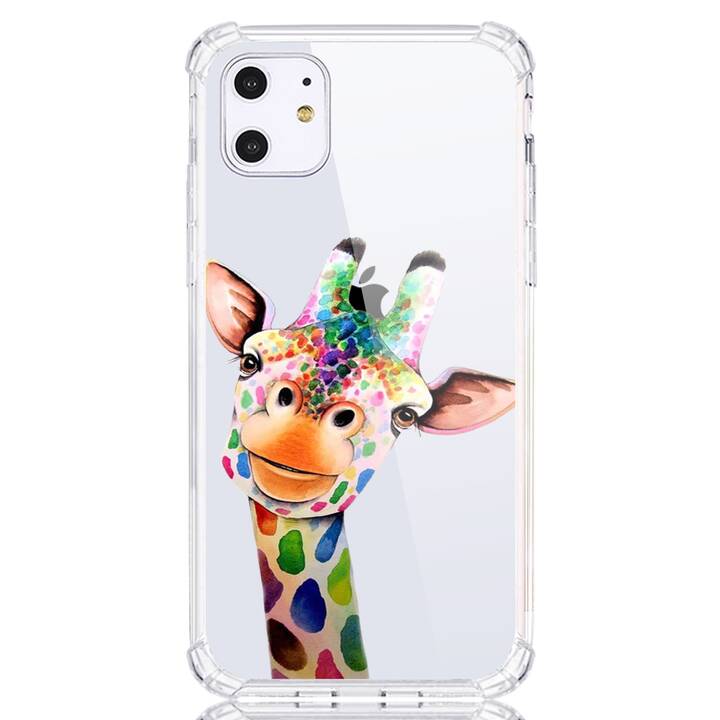 EG custodia posteriore morbida in TPU per iPhone 11 Pro 5.8" (2019) - trasparente - giraffa