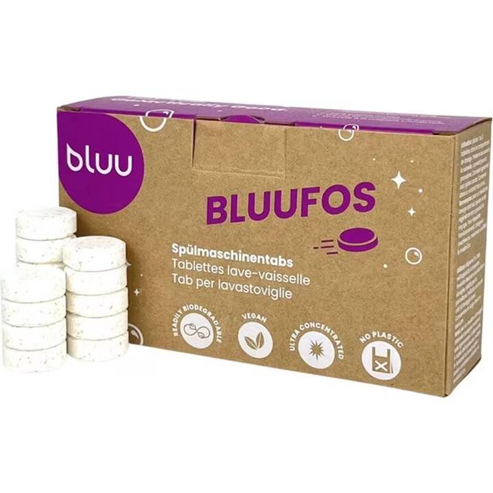BLUU Détergents pour lave-vaisselle Bluufos Neutre (62 Tabs)