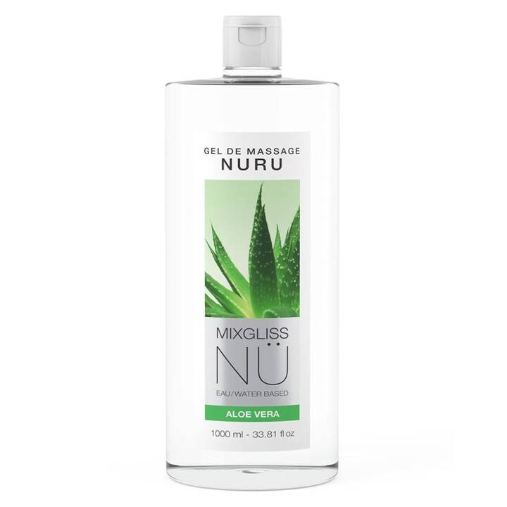 MIXGLISS Massageöl NU (1000 ml, Aloe Vera, Wasserbasis)