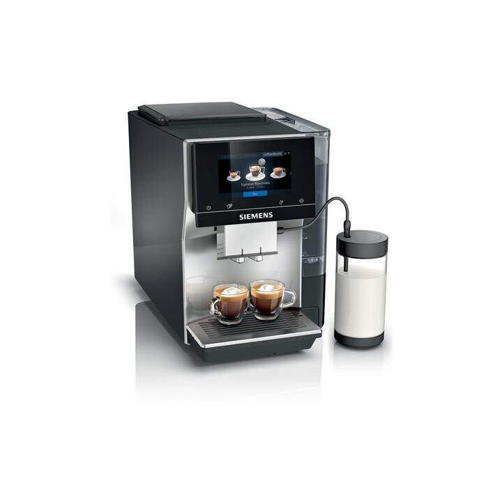 SIEMENS EQ700 Classic Inox  (Silber, Grau, 2.4 l, Kaffeevollautomat)
