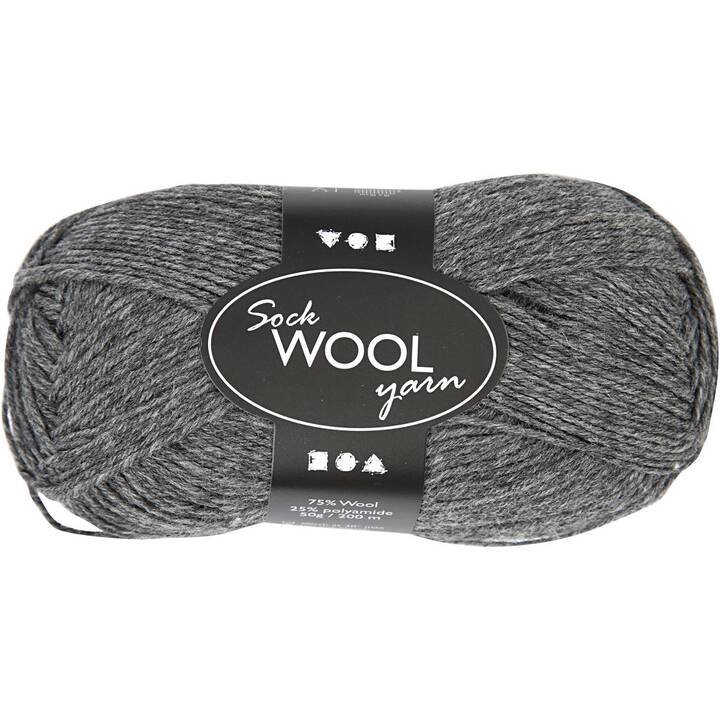 CREATIV COMPANY Wolle 41314 (50 g, Grau)