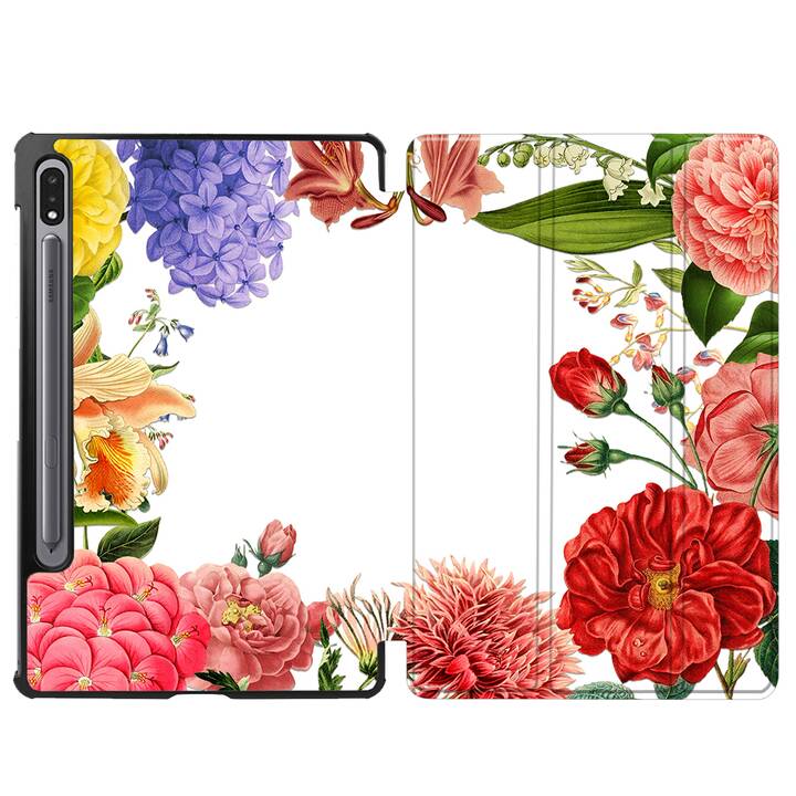 EG Coque pour Samsung Galaxy Tab S7 11" (2020) - fleurs