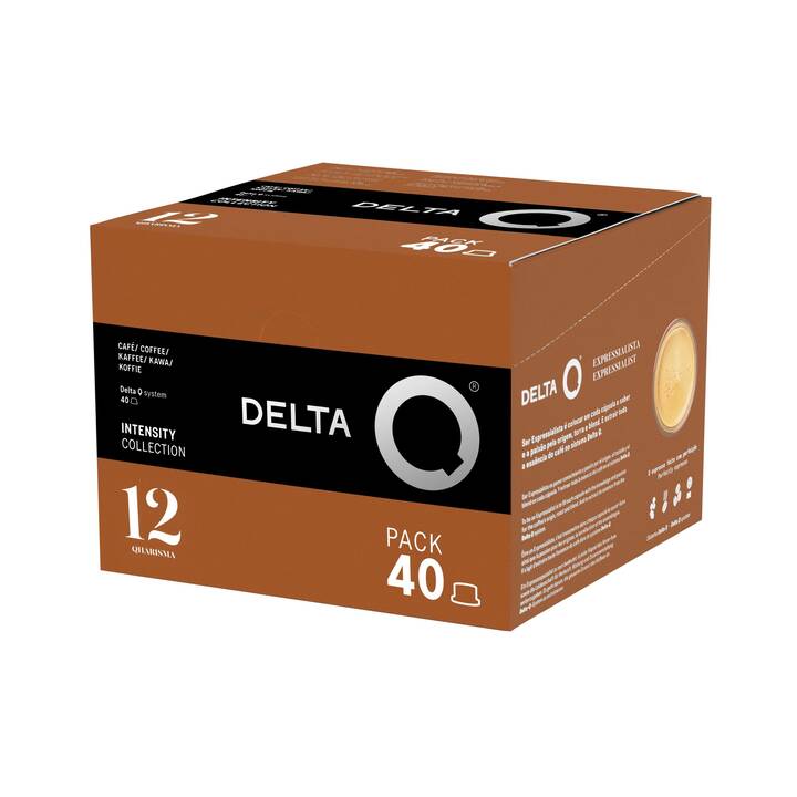 DELTA Q Capsules de Café 12 Qharisma (40 pièce)