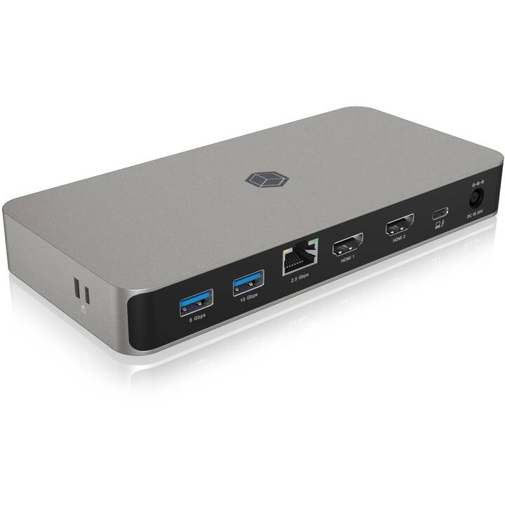 ICY BOX Stazione d'aggancio (2 x HDMI, USB 3.1 di tipo C)