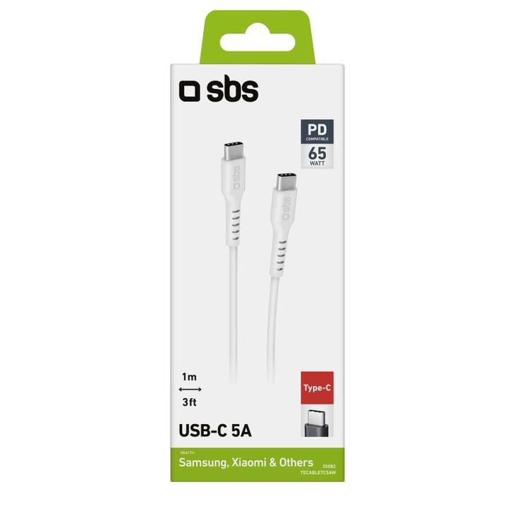 SBS Cavo (USB C, USB di tipo C, 1 m)